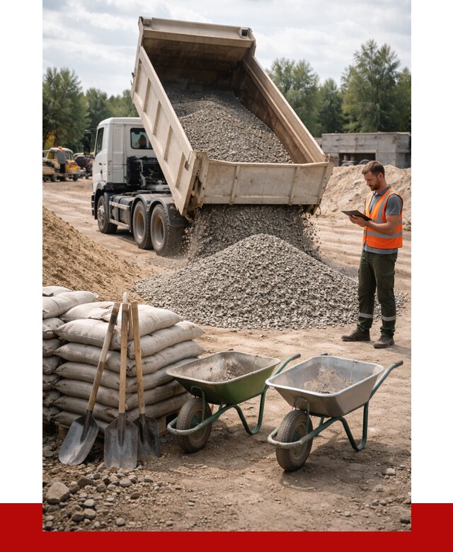 Доставка нерудных материалов в Заинске от 1220 руб. | ПРОНЕРУДЗнс