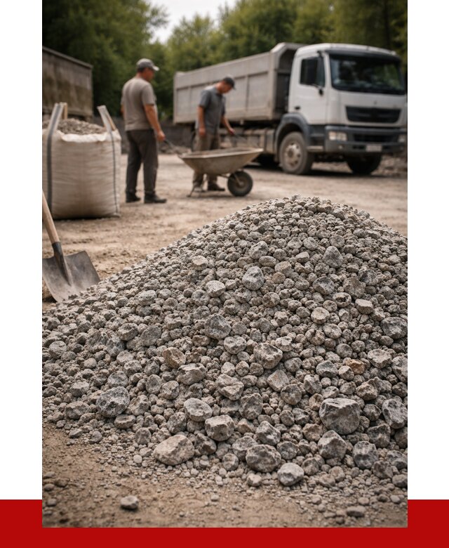 Гранитный щебень фракция 20-40 в Заинске от 3254 руб. ПРОНЕРУДЗнс