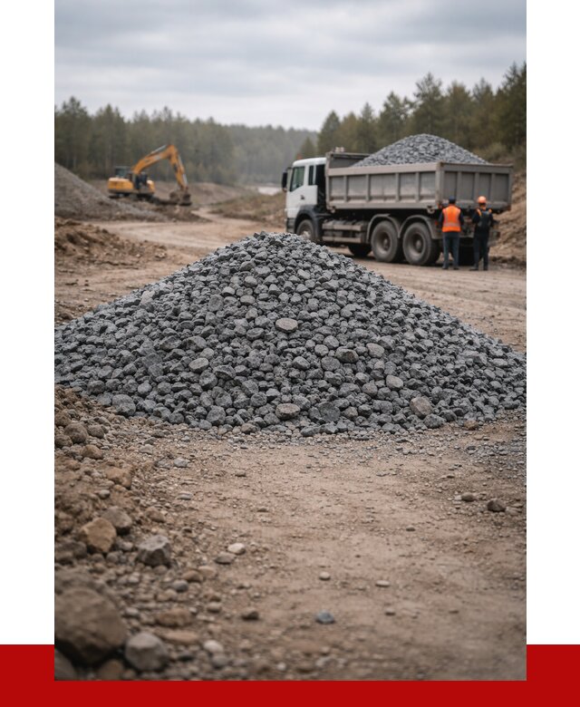 Щебень габбро диабаз фракция 40-70 в Заинске от 2237 р-ПРОНЕРУДЗнс