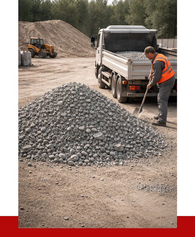 Гравийный щебень фракция 5-10 в Заинске от 2237 р. | ПРОНЕРУДЗнс