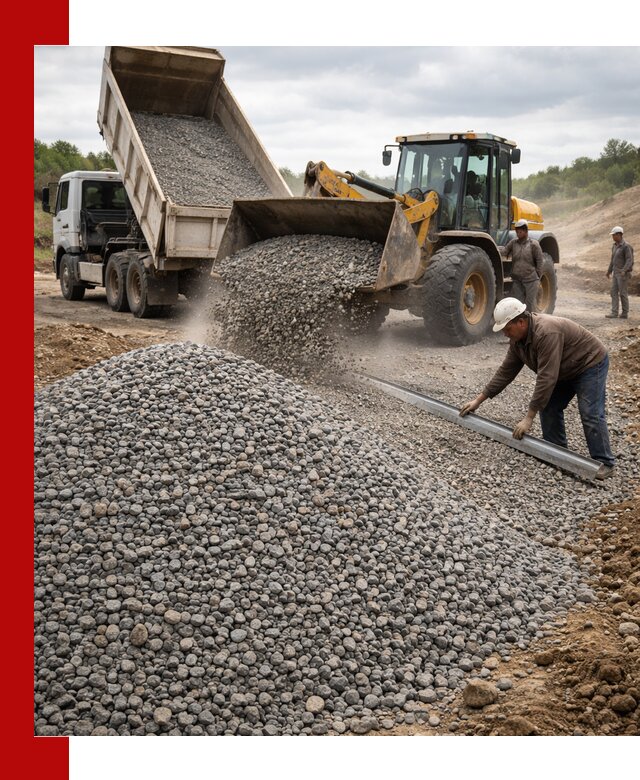 Гравийный щебень фракция 5-20 с доставкой в Заинске
