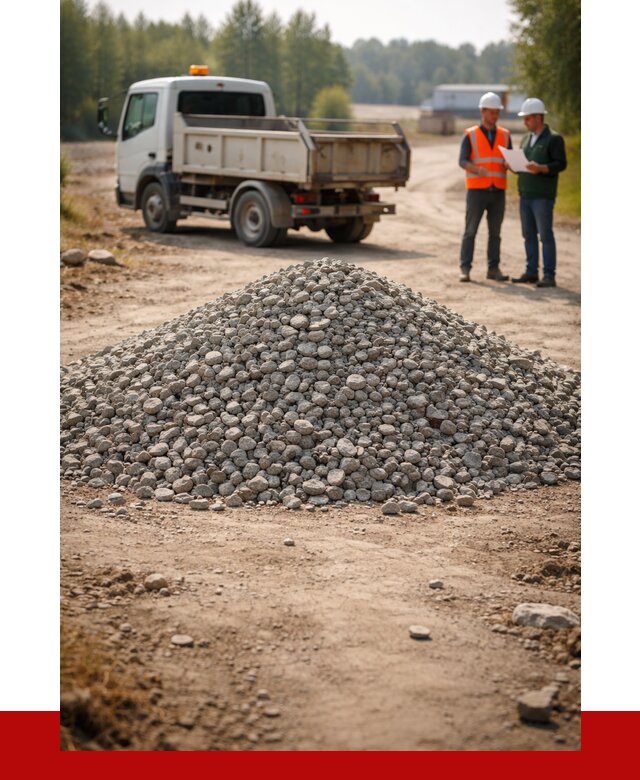 Гравийный щебень фракция 20-40 в Заинске от 1220 р. | ПРОНЕРУДЗнс