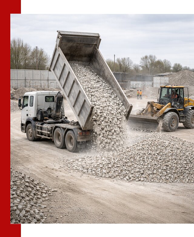 Доставка и продажа известнякового щебня в Заинске