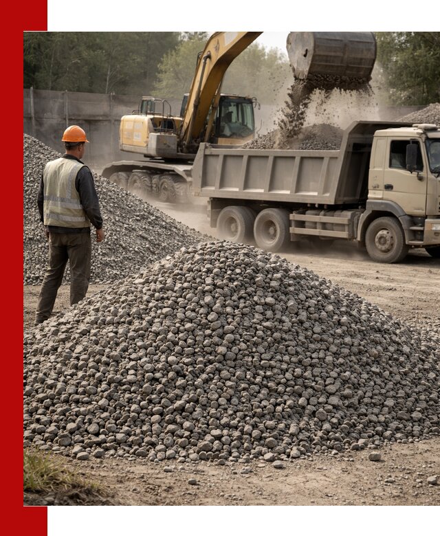 Шлаковый щебень фракция 5-20 с доставкой в Заинске