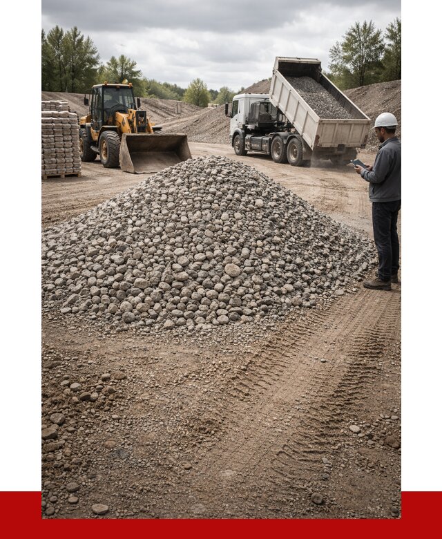 Купить бетонный щебень в Заинске, от 3254 р. ПРОНЕРУДЗнс