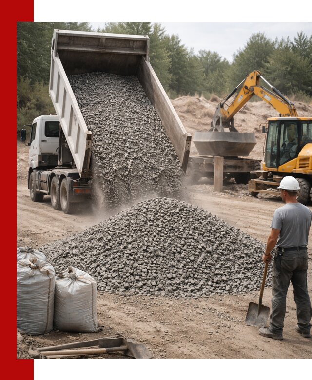 Доставка и продажа бетонного щебня в Заинске