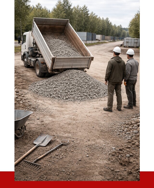 Бетонный щебень фракция 5-20 в Заинске от 3254 р., ПРОНЕРУДЗнс