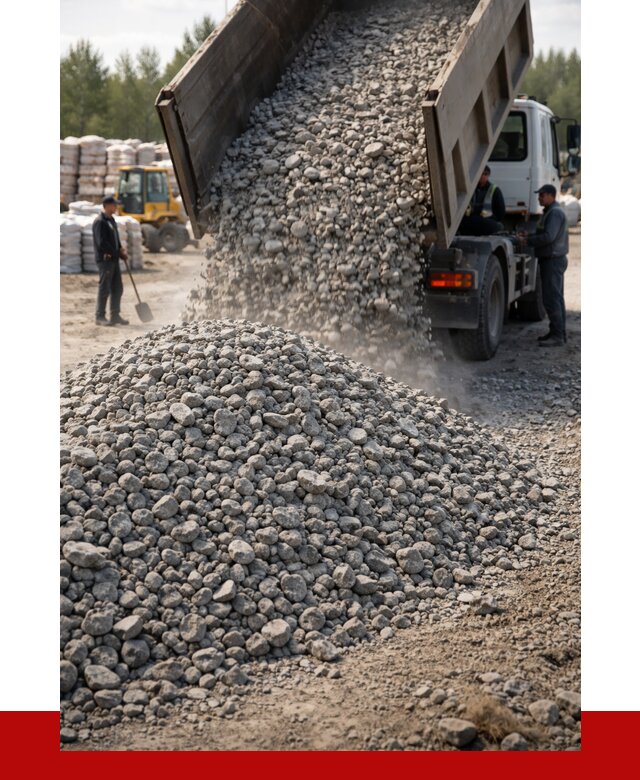 Бетонный щебень фракция 40-70 в Заинске от 1830 р. ПРОНЕРУДЗнс