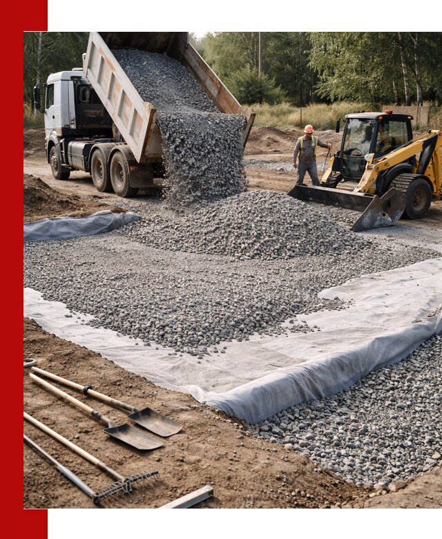 Щебень для фундамента с доставкой в Заинске