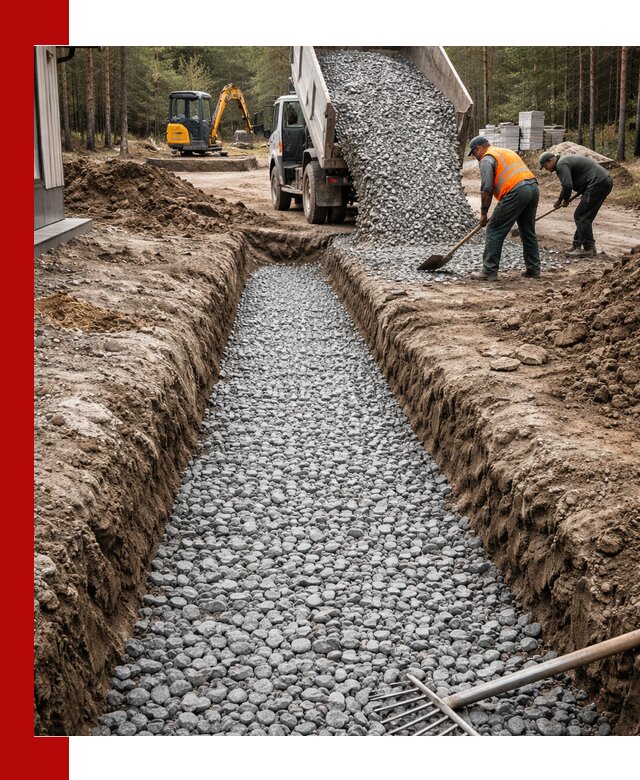 Щебень для дренажа с доставкой в Заинске высокого качества