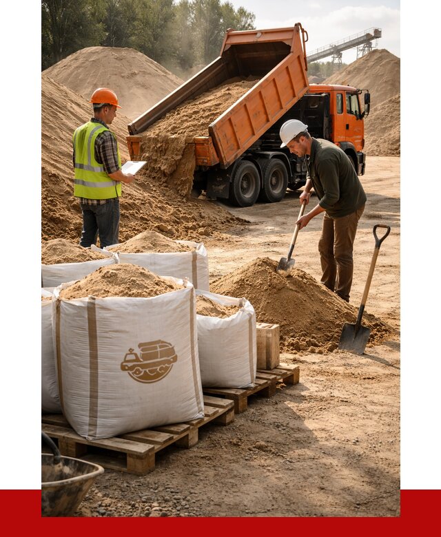 Строительный песок в Заинске от 2237 р. с доставкой, ПРОНЕРУДЗнс