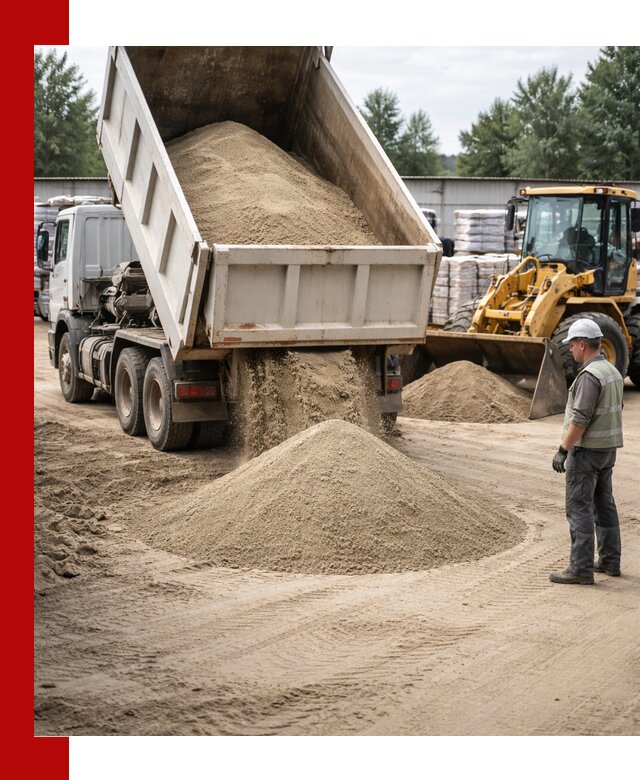 Поставка и доставка песка для бетона в Заинске