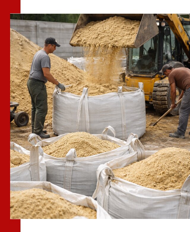 Поставка качественного песка для кладки в Заинске