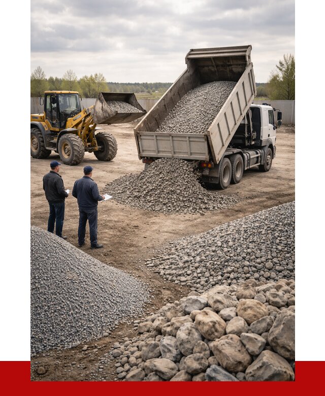 Гравий и камень с доставкой в Заинске от 4271 р. - ПРОНЕРУДЗнс