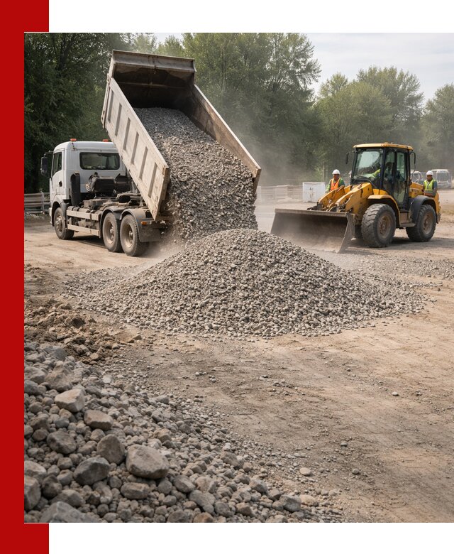 Гравий фракция 5–20 доставка в Заинске оптом и в розницу
