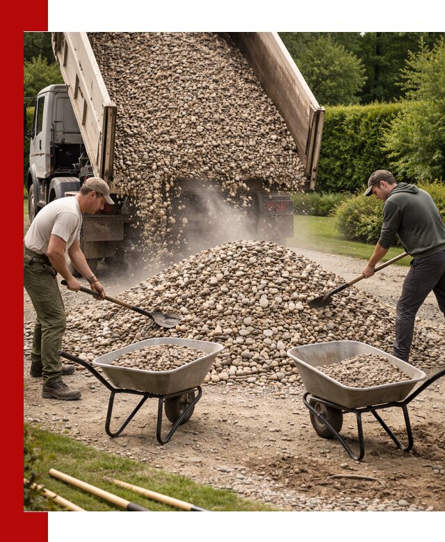 Доставка и продажа декоративной гальки в Заинске