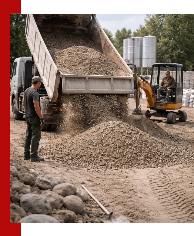 Доставка ПГС С3 в Заинске самосвалами и миксерами
