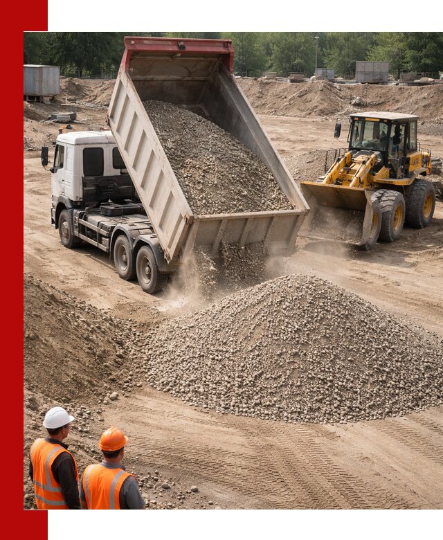 Щебень с песком (ЩГПС С2) с доставкой в Заинске