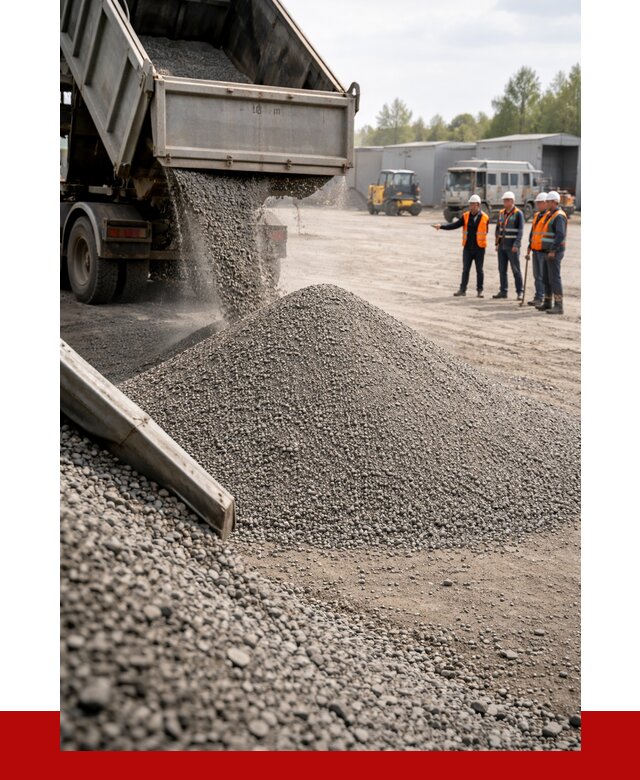 Гравийный отсев 0-5 в Заинске от 1220 р. с доставкой | ПРОНЕРУДЗнс