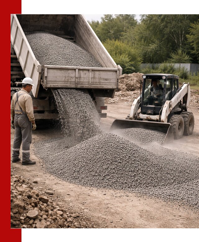 Доставка гравийного отсева 0-5 в Заинске оптом и в розницу