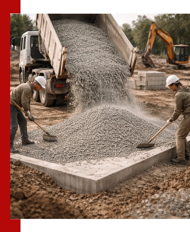 Доставка и продажа отсева для бетона в Заинске