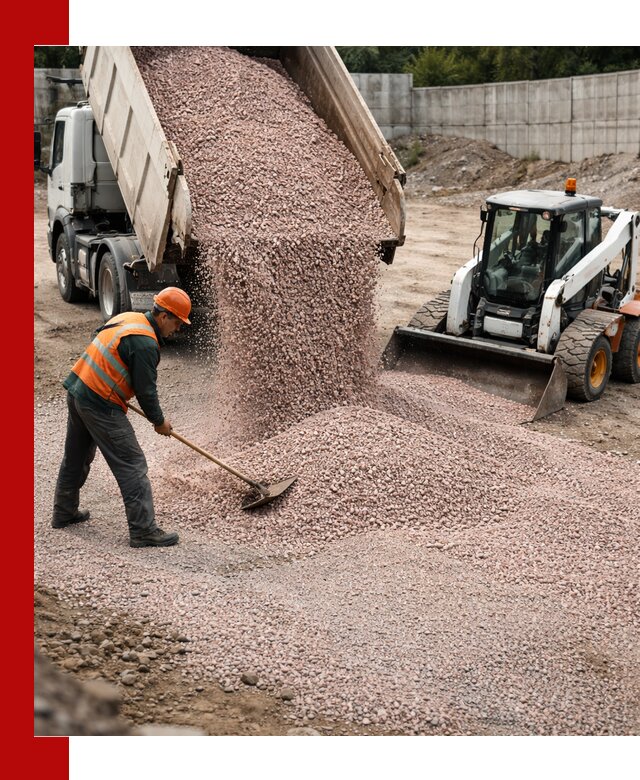 Крошка розовый гранит с доставкой в Заинске от производителя