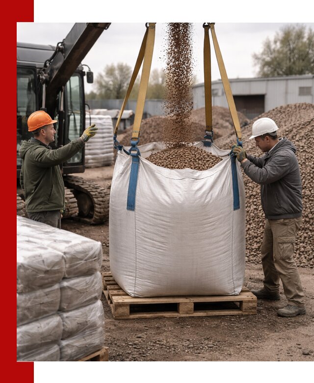Керамзит в биг-бегах с доставкой в Заинске