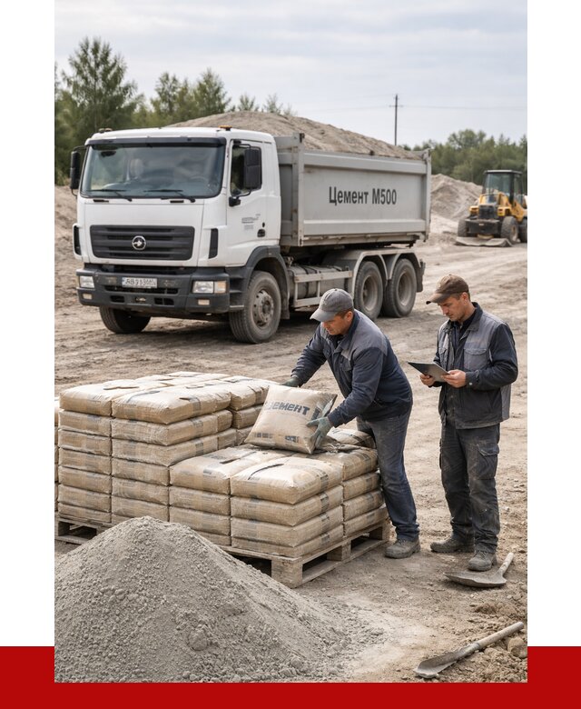 Купить цемент м500 с доставкой в Заинске от 5288 р. | ПРОНЕРУДЗнс