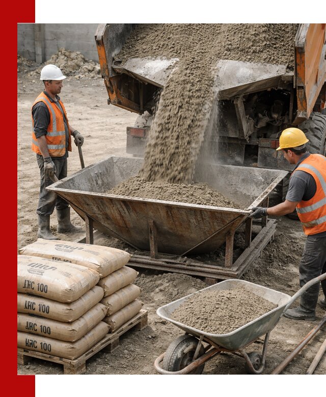 Доставка цементно-песчаной смеси М100 в Заинске