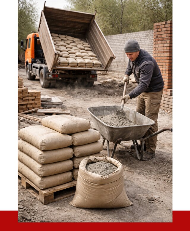 Купить сухую смесь для кладки в Заинске от 1220 р. | ПРОНЕРУДЗнс