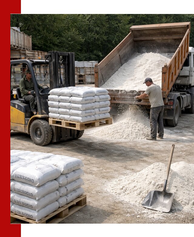 Доставка строительной извести оптом и в розницу в Заинске