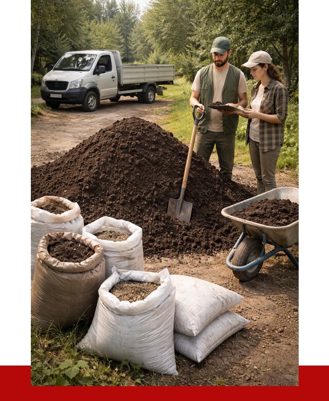 Купить грунт с доставкой в Заинске от 4576 р. за м3 | ПРОНЕРУДЗнс