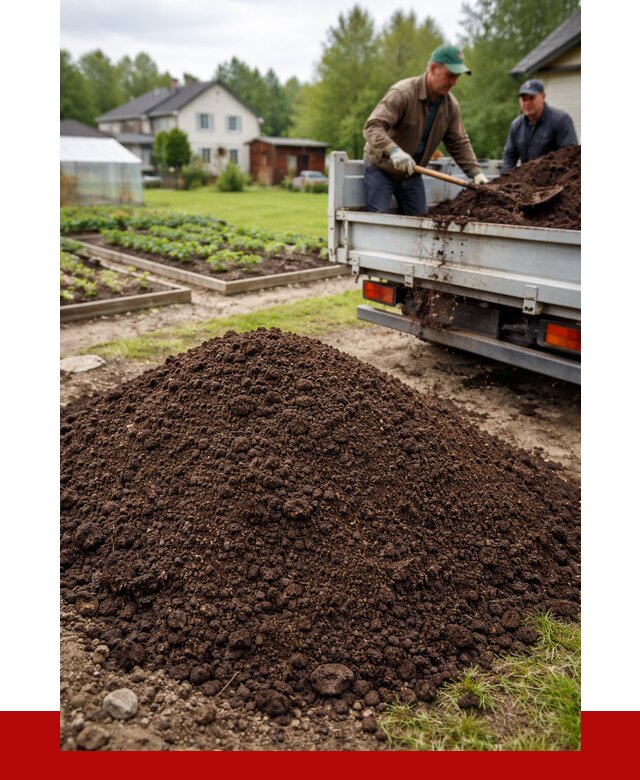 Плодородный грунт в Заинске с доставкой от 4271 р. | ПРОНЕРУДЗнс