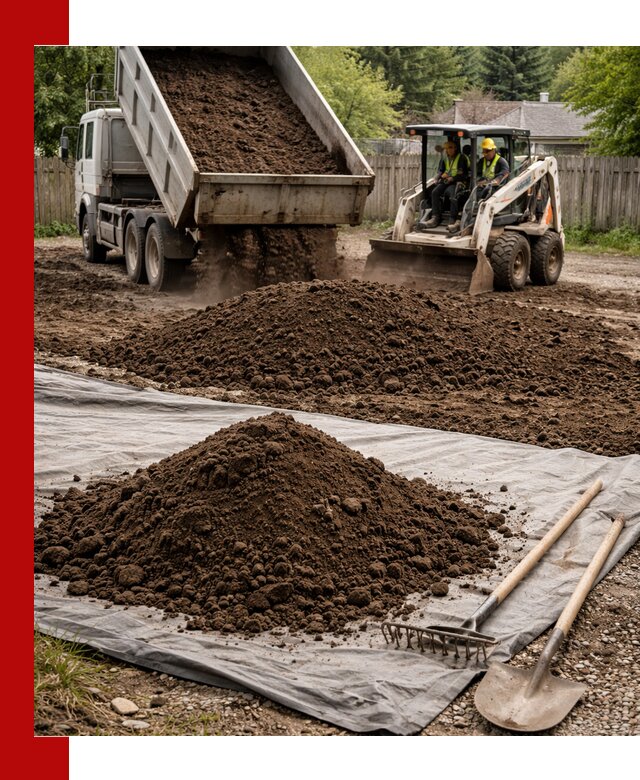 Грунт для отсыпки участка с доставкой в Заинске