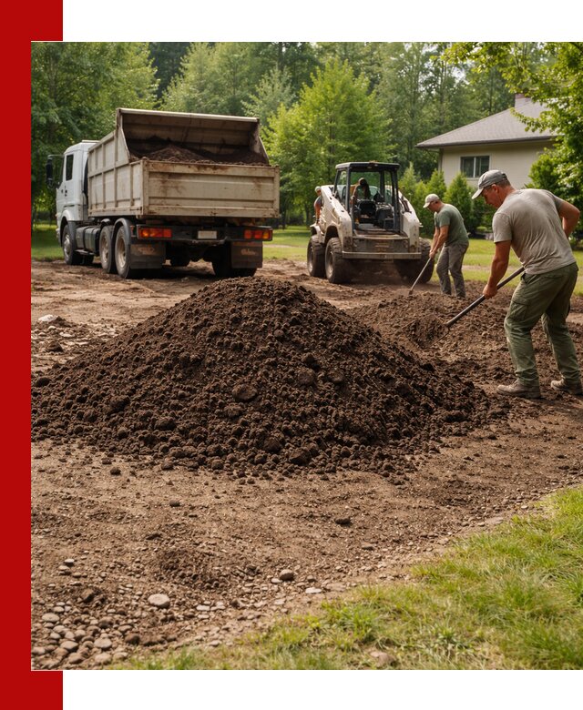 Доставка и укладка грунта для газона в Заинске
