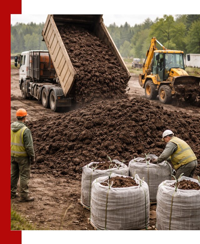 Доставка нейтрального торфа в Заинске оптом и в розницу