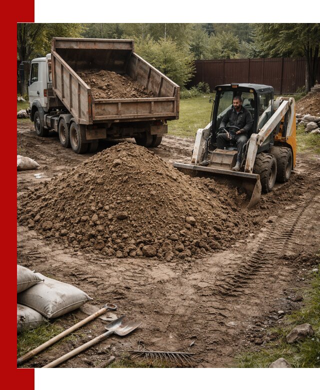 Суглинок для планировки участков в Заинске с доставкой и выгрузкой