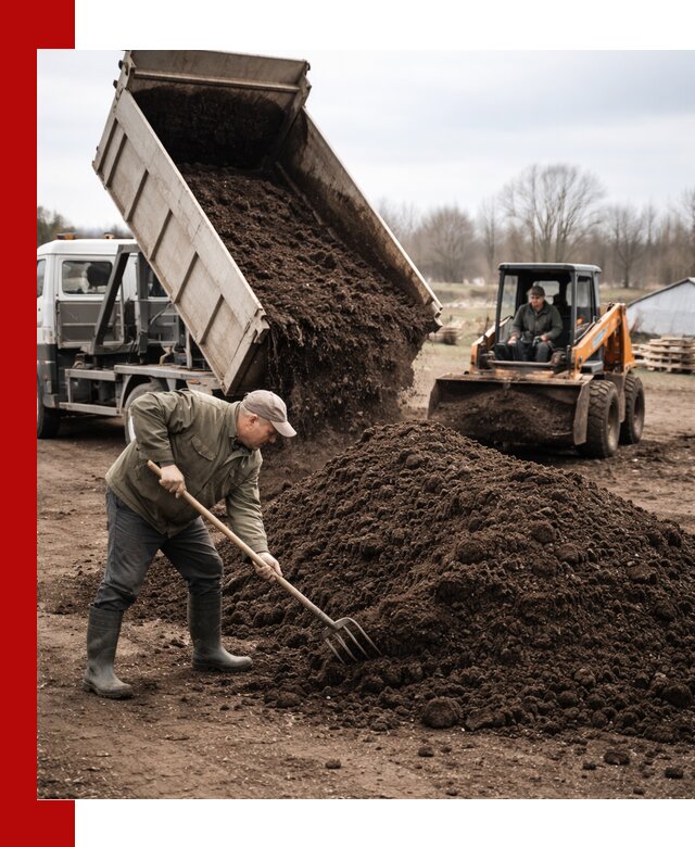 Доставка и продажа перегноя в Заинске быстро и дешево