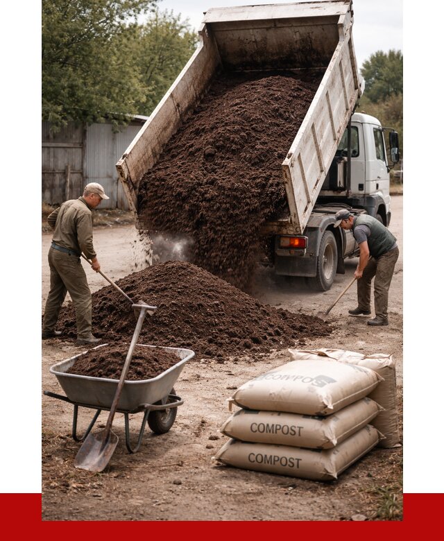 Купить компост в Заинске от 4271 р. за куб с доставкой | ПРОНЕРУДЗнс