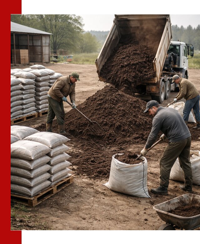 Доставка компоста оптом и в розницу в Заинске