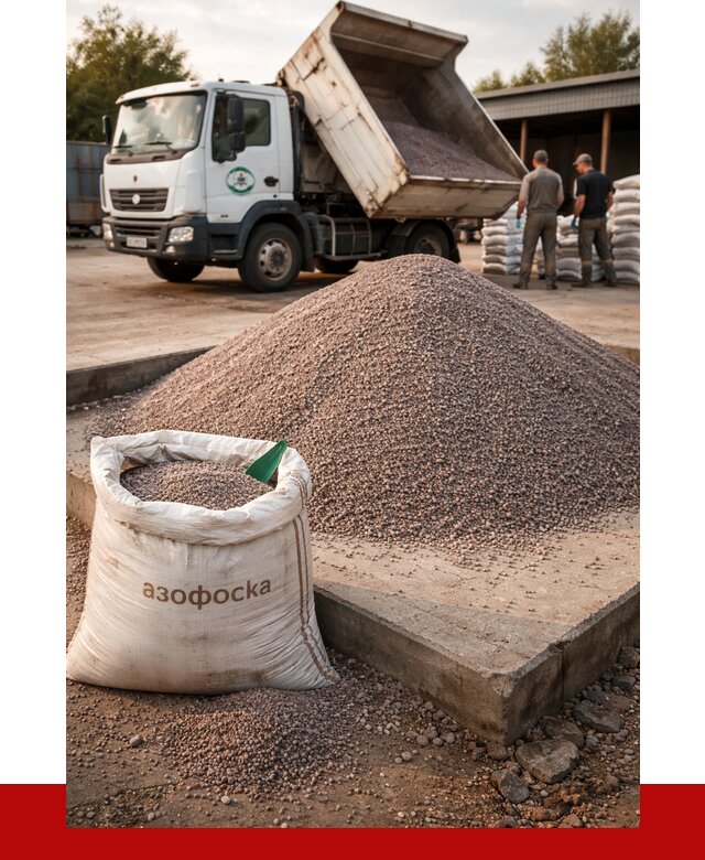 Купить азофоска в Заинске с доставкой от 1220 р. за куб | ПРОНЕРУДЗнс