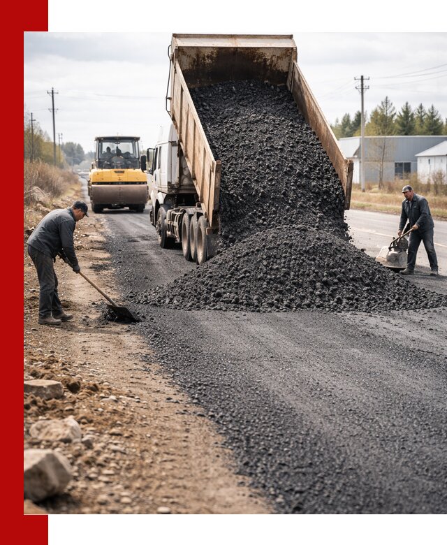 Асфальтовая крошка для дорог в Заинске — поставка и доставка