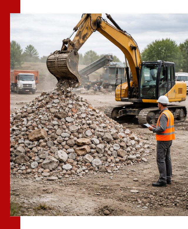 Доставка и вывоз строительного боя в Заинске