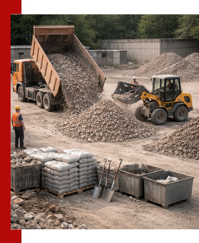 Вторичные материалы для отсыпки в Заинске — поставка и доставка