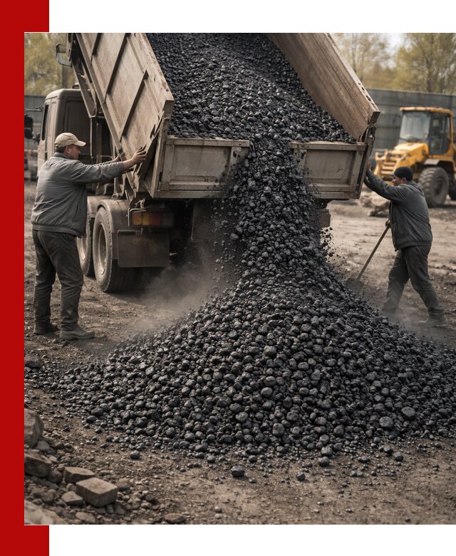 Доставка угля семечка самосвалами в Заинске