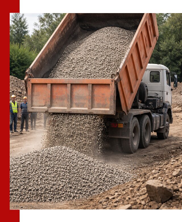 Доставка сыпучих материалов самосвалом в Заинске быстро и надежно