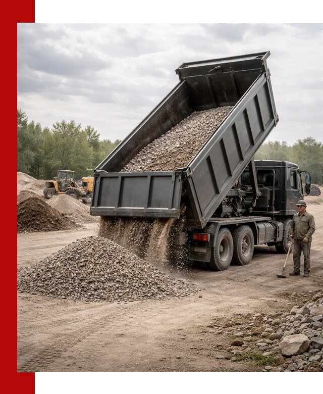 Доставка самосвалом 30 м3 по выгодным ценам в Заинске