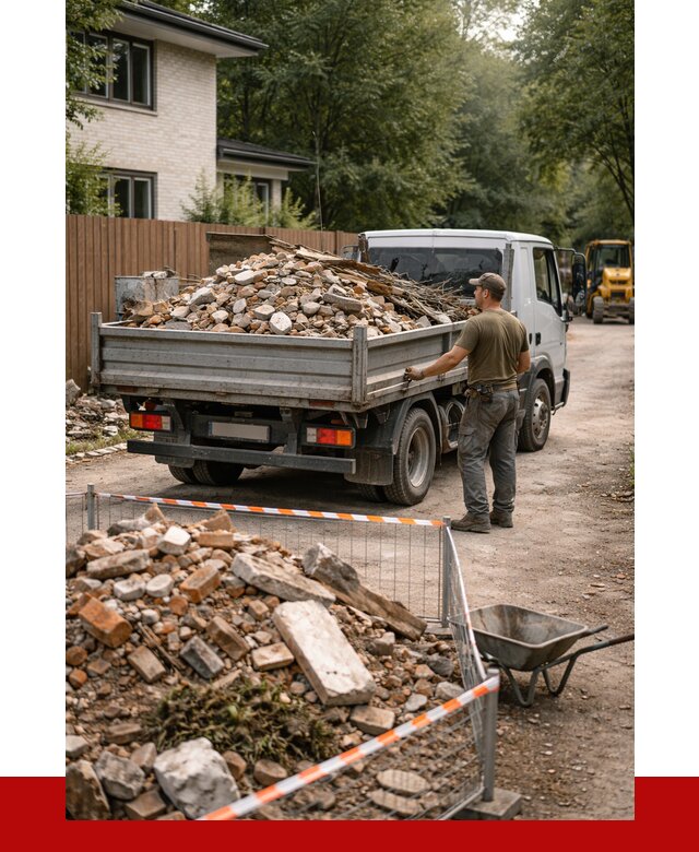 Вывоз строительного мусора с погрузкой в Заинске от 7627 р | ПРОНЕРУДЗнс