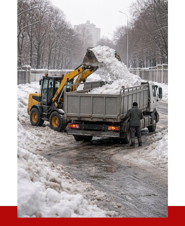 Вывоз снега с погрузкой в Заинске от 3559 р. ПРОНЕРУДЗнс