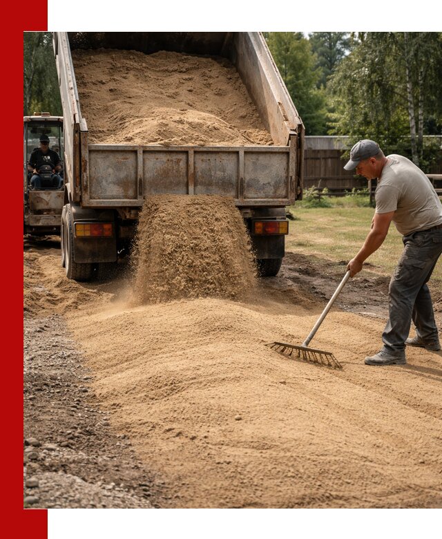 Отсыпка участка песком в Заинске быстро и качественно